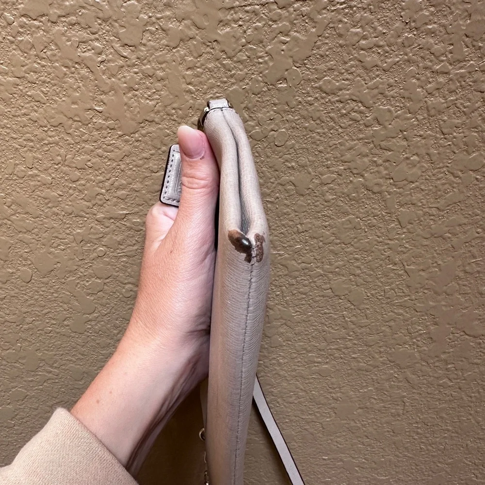 Coach Tan Small Crossbody Wallet - Picture 6 of 7